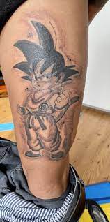 Unlike the earlier tattoo on this list with the fusion dance that features these characters, these tattoos are on the back of each leg. Thehill489 Son Goku Tattoos Von Tattoo Bewertung De