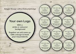 Custom Round Sticker Own Logo Sticker Business Sticker Etsy Business Stickers Logo Sticker Design Your Own Stickers