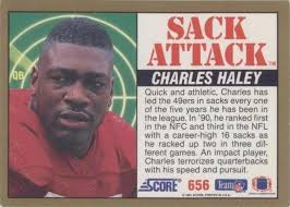 1991 Score Charles Haley #656 for sale
