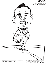 ← 13+ nederlands elftal supporters kleding pics view logo nederlands elftal kleurplaat images →. Kleurplaat Edson Braafheid Nederlands Elftal Kleurplaten Nl