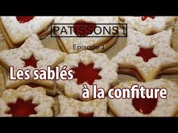 Biscuits Sables A La Confiture Shortbread Biscuits With Jam حلوى الصابلي بمربى Youtube