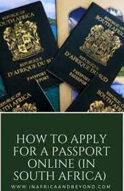 How To Apply For A Passport Online In South Africa Easily - Travel Reporter