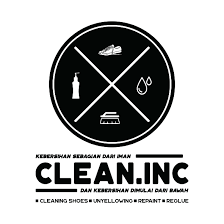 Clean Inc Shoes Cleaner Artwork Logo By Yogatama Yalesena Desain Logo Desain Produk Desain Grafis