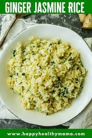 Ginger Jasmine Rice Recipe Jasmine Rice Recipes Rice Recipes Side Rice Side Dishes