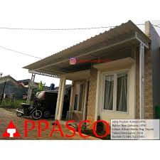 Contoh kanopi yang bisa menjadi referensi bagi kanopi rumah anda. Kanopi Besi Galvanis Atap Upvc Di Adnan Nabila Shopee Indonesia