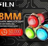 Amazon.com: FILN 10PCS Small 12V LED Indicator Light, 8mm (5 ...