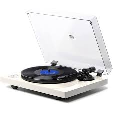 Bluetooth Vinyl Record Player, 33 1/3 & 45RPM Speeds, Adjustable  Counterweight, AT-3600L, Pearl White - Walmart.com