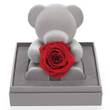 With laser engraved crystal balls, you can make this perfect gift even better. China Beautiful Handmade Real Fresh Preserved Rose Honey Sitting Teddy Bear For Girlfriend Love Gift China Natural Fresh Rose And Preserved Flower Rose Price