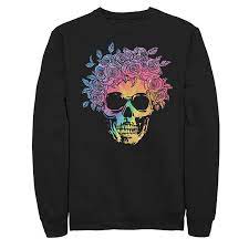 $29.97 $30.00 21 sold color. Juniors Skull Tie Dye Flowers Fleece
