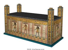 A wide variety of egyptian table options are available to you, such as modern, antique. New Ancient Egyptian Revival Style Painted Coffee Table With Ornate Egyptian Style Designs