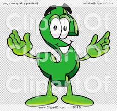 Clipart Picture Of A Dollar Sign Mascot Cartoon Character With Welcoming Open Arms By Toons4biz 10110 Choose from 470+ dollar sign graphic resources and download in the form of png, eps, ai or psd. dollar sign mascot cartoon character