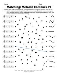 The chorus and the melody is very catchy. Matching Melodic Contours 2 By Weese S Musical Pieces Tpt