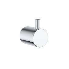 These allison white double robe hooks are perfect for use in the bathroom, kitchen, pantry, laundry room or garage. Round Robe Hook Chrome Clark