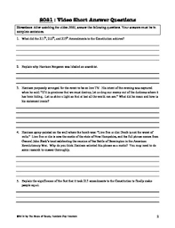The most prominent theme of harrison bergeron is the lack of freedom in american society. 2081 Video Worksheet Kurt Vonnegut S Harrison Bergeron Free