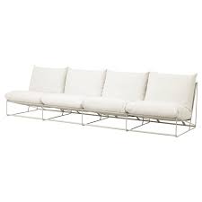 havsten 4 seat sofa in outdoor without armrests with open end beige ikea outdoor seat pads cushions on sofa outdoor cushion covers