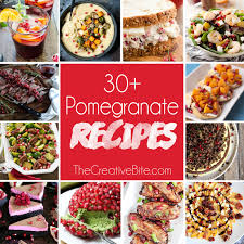 With over 120 pomegranate recipes, you're sure to find your new favorite pomegranate salad. 30 Pomegranate Recipes