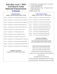 SATURDAY 🔵 2024 Individual National Championship Show PROGRAM 🔵 -6