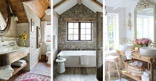 The combination of the decorations expose some interior details. 30 Best Cottage Style Bathroom Ideas And Designs For 2021