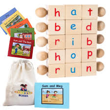 Buy skillmatics educational game : Montessori Alphabet Beginning Reader Letter Blocks 6 Books Phonics Games And Toys For Kindergarten Age Boys