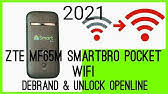 I received the zte mf64 and i am highly disappointed it state that it's unlocked and can be used in the caribbean and latin bands. How To Unlock Zte Mf64 Mf65 Mf65 Mf65m 4g Pocket Mifi Romshillzz Youtube