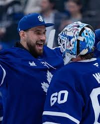 Joseph Woll is the projected starter against the Utah Hockey Club tonight.