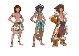 Artstation Primitive Man Lai 3gold Character Design Man Character Animation Art