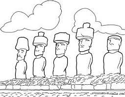 Collaborative coloring is a great idea for spending a nice afternoon. Gravritersdes Printable Easter Island Coloring Pages