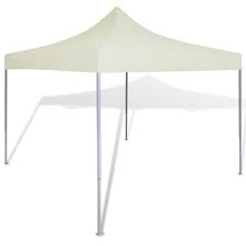 Outdoor Canopy Sun Shade Shelter Pop Up Garden Cream Foldable Tent 10 X 10 Unbranded Camping Canopy Patio Party Tent