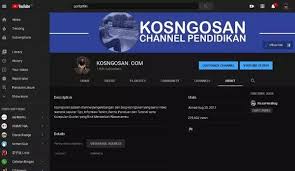 Video profil sebagai sarana promosi efektif dalam menunjang eksistensi program studi manajemen informatika. Contoh Deskripsi Profil Channel Youtube Yang Menarik Kosngosan