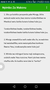 This is a swahili hymnal. Nyimbo Za Wokovu For Android Apk Download