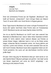Lesetexte zum ausdrucken klasse 7. Deutsch Arbeitsmaterialien Texte Mit Aufgaben 4teachers De