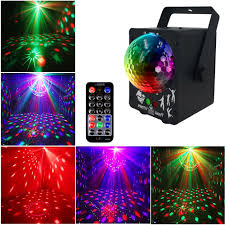 Details About 18w Led Rgb Stage Projector Light Lamp Dj Club Disco Party With Remote Control