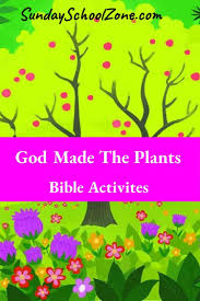 What would you add to this list? Free God Made The Plants Bible Activities On Sunday School Zone