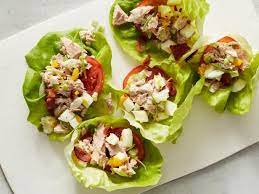 Keto Tuna Salad Cups Recipe Food Network Recipes Keto Tuna Salad Tuna Salad
