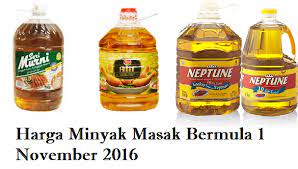 Check spelling or type a new query. Harga Minyak Masak Terkini Bermula 1 November 2016