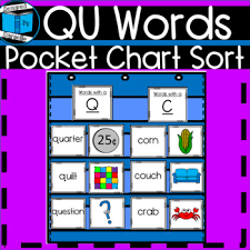 Qu Words Pocket Chart Sort