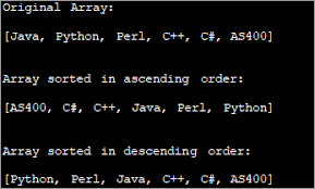 Registration on or use of this site constitutes acceptance of our terms of servic. How To Sort An Array In Java Tutorial With Examples
