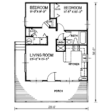 Ideal for a small family, this simple two bedroom house plan can incorporate just enough space for the essentials while giving you and your child enough room to grow. Country Style House Plan 2 Beds 1 Baths 900 Sq Ft Plan 18 1027 Tiny House Floor Plans Cabin Floor Plans Country Style House Plans