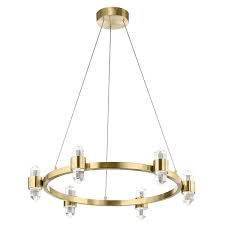 This fixture is inspired by parisian brass and crystal beaded pendants of the 1940s. Arabella 3000k Led 6 Light Chandelier Champagne Gold Kichler Lighting