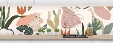 Credence de cuisine à coller. Credence Cuisine Nature Credence Adhesive Cuisine A Coller