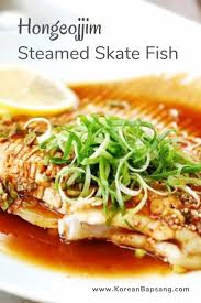 Rather than embody the rank pungency of both raw durian and fermentation microbes, fermented durian diverges from the sum of its parts. Hongeojjim Steamed Skate Fish Korean Bapsang Skate Fish Asian Recipes Comfort Food