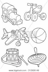 These will be only templates, no coloring pages. Wooden Toys Icon Set Vector Photo Free Trial Bigstock