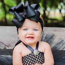 The essential guide to choosing baby hair accessories. Buy Black Baby Headband Large Black Hair Bow Toddler Online At Beautiful Bows Boutique