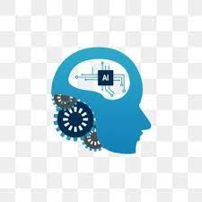 Artificial Intelligence Blue Technology Mechanical Gear Ai Brain Commercial Material Png And Psd Geometry Triangles Technology Background Creative Photo Frames