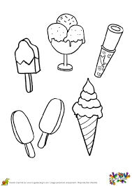 Le cornet à parfois une légère portion de chocolat au fond et à la dernière bouchée. Coloriage Cornet De Glace Esquimo