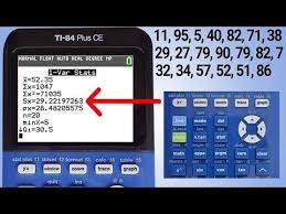 Ti84 Plus Ce Range Variance And Standard Deviation Standard Deviation Quadratic Formula Quadratics