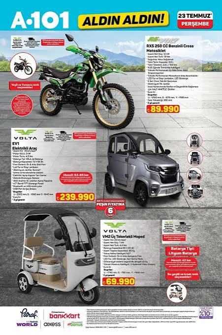 A101'den Motosiklet Fırsatı: Geleceğin Motoru Şimdiden Cepte mi?