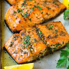 Baked Salmon With Garlic Butter Roasted Salmon Recipes Salmon Fillet Recipes Grilled Salmon Recipes