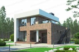 проекты домов в стиле хай тек с плоской кровлей Pin Na Doske Krovlya