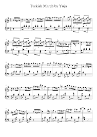 But that is completely different from turkish march by mozart. Turkish March By Yuja Wang Sheet Music For Piano Solo Musescore Com